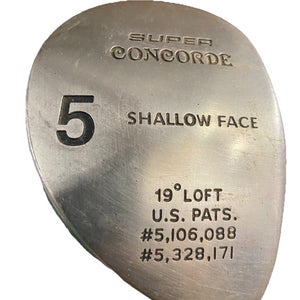 Nickent Super Concorde Shallow Face 5 Wood 19* RH Stiff Graphite 42" Good Grip