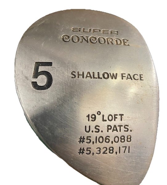 Nickent Super Concorde Shallow Face 5 Wood 19* RH Stiff Graphite 42" Good Grip