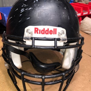 USED RIDDELL SPEED ADULT HELMET - LARGE - FLAT BLACK
