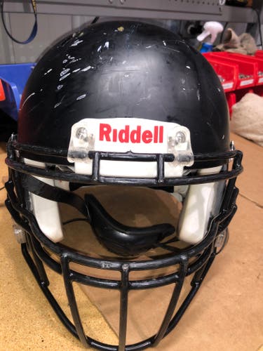 USED RIDDELL SPEED ADULT HELMET - LARGE - FLAT BLACK