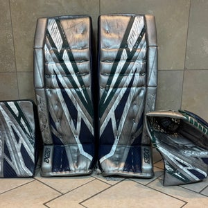 33" + 1 2018/19 CCM Extreme Flex 4 Regular Goalie Full Set Pro Stock (Used)