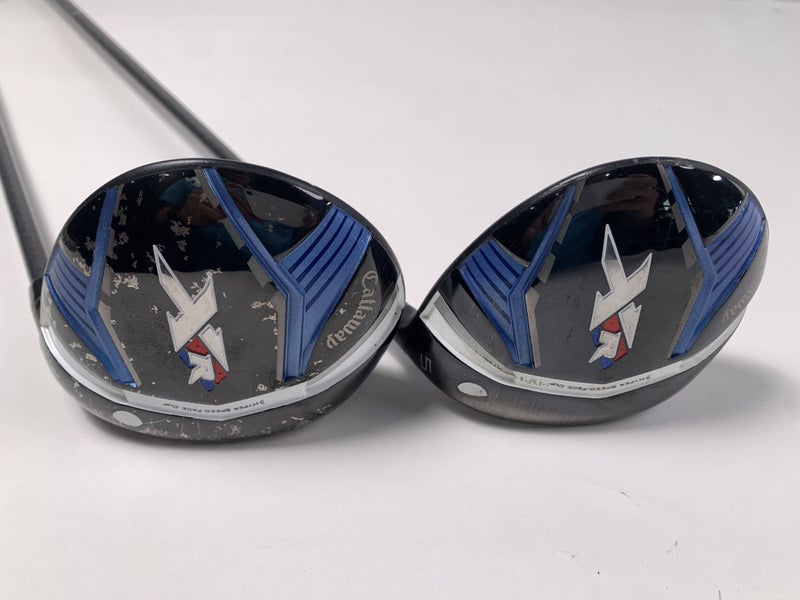 Callaway XR 3 & 5 Fairway Wood Set 15* 18* Project X San Diego 4.0 Ladies RH