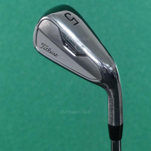 Titleist 2021 T200 Forged Single 5 Iron True Temper AMT Black R300 Steel Regular