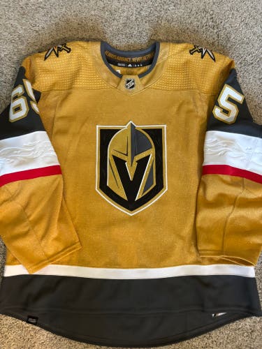 Golden knights game issued Zach Hayes Gold Jersey 58 (New)