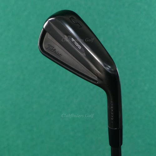 Titleist 2021 T100 Black Forged Single 5 Iron TT DG TI Black X100 Steel X Stiff