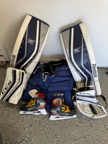 35" 2014 Reebok Premier XLT Pro Regular Goalie Full Set (Used)