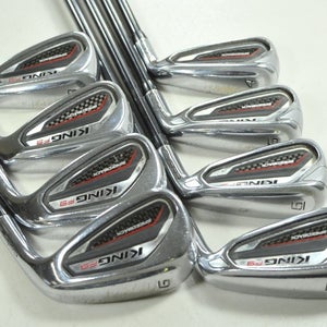 Cobra King F9 Speedback 4-PW,GW Iron Set Regular Flex RH Atmos Graphite # 207286