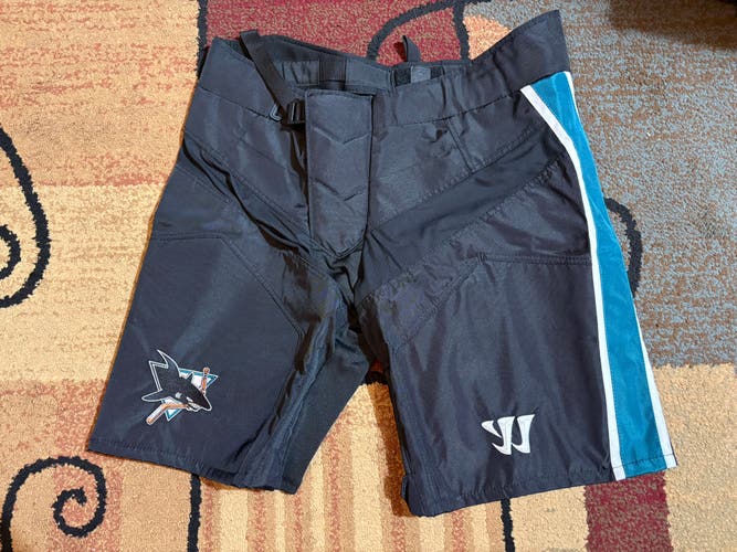 San Jose Sharks Warrior throwback pant shell senior XL - NEW!