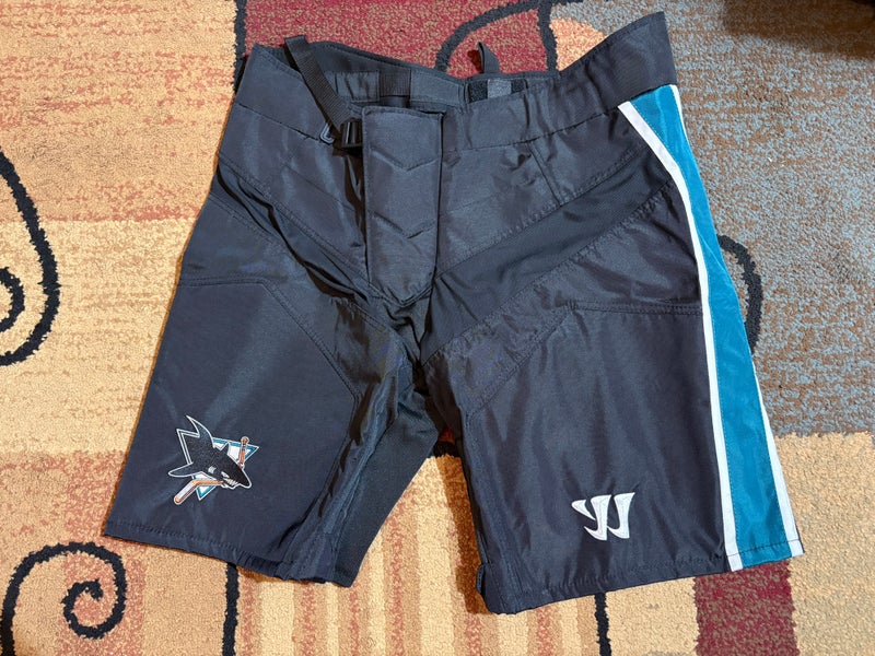 San Jose Sharks Warrior throwback pant shell senior XL - NEW!