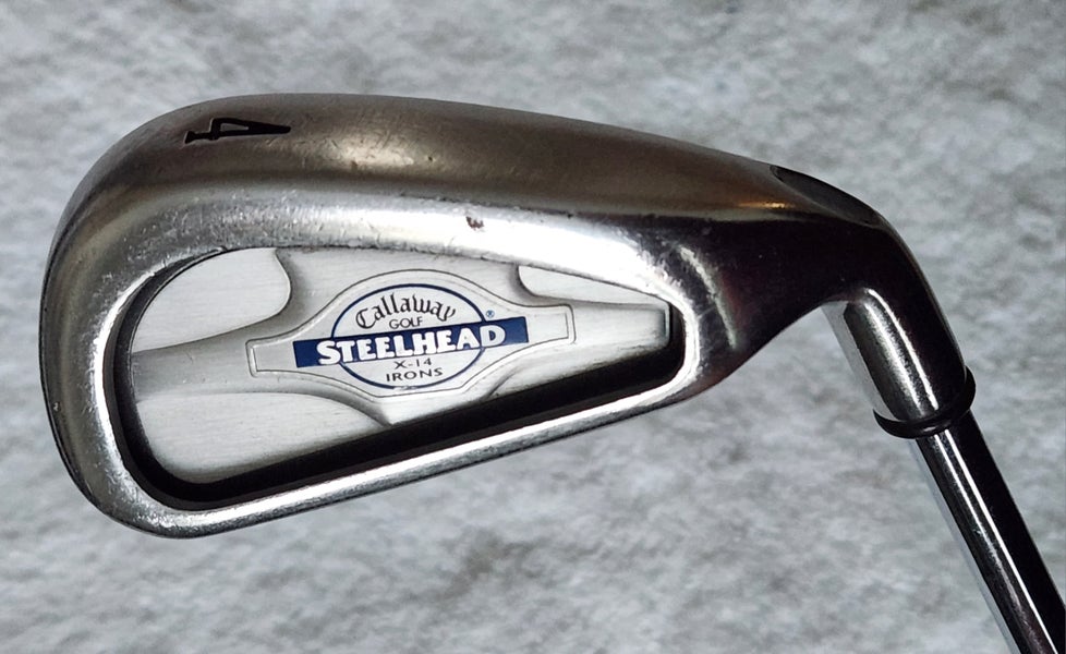Men's Callaway Steelhead X-14 4 Iron RH; Steel Shaft