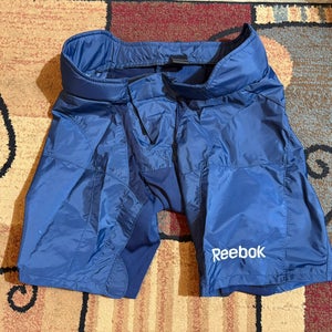 Dark blue NHL Reebok pro stock pant shell senior L - Nashville Predators patch removed