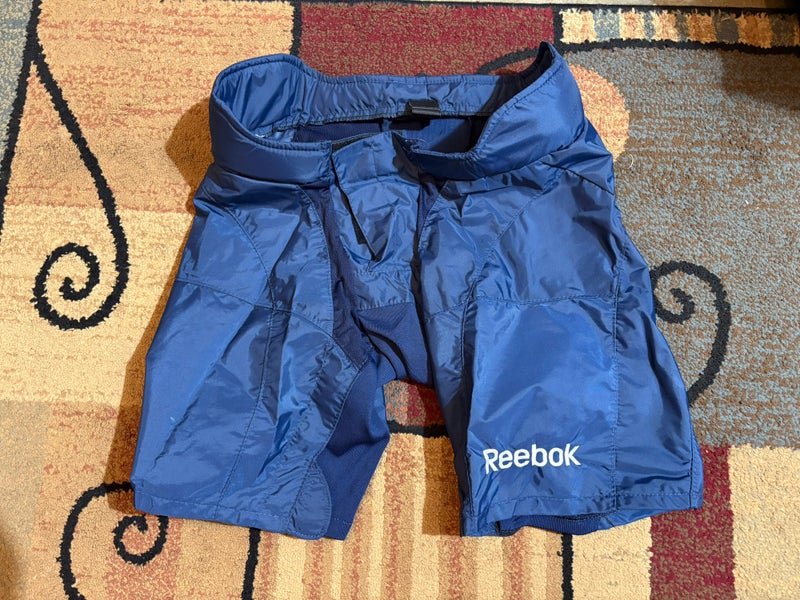 Dark blue NHL Reebok pro stock pant shell senior L - Nashville Predators patch removed