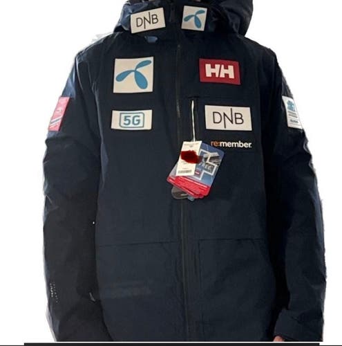 Helly Hansen Men's Norway Ski Team Park City 3in1 Coaches Jacket - Navy NWT