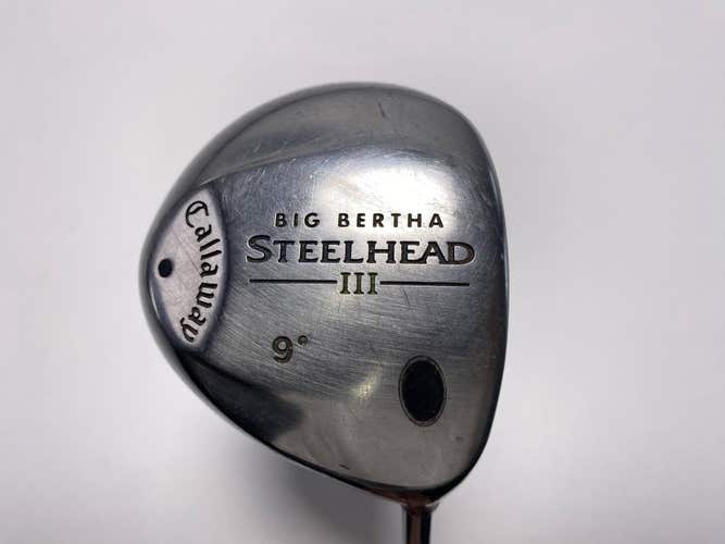 Callaway Steelhead III Driver 9* Steelhead III Uniflex Steel Mens RH
