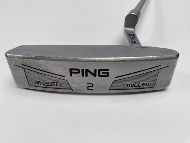 Ping Anser Milled 2 Putter 34" SuperStroke Slim 3.0 Black Dot Mens RH