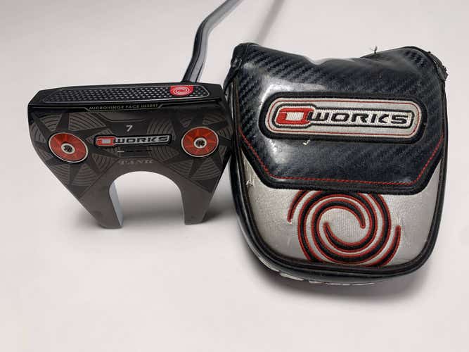 Odyssey O-Works Black 7 Tank Putter 34" Mens RH HC