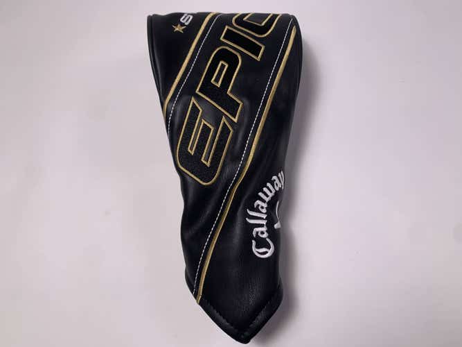 Callaway EPIC Star Driver Headcover Black Gold HC NEW