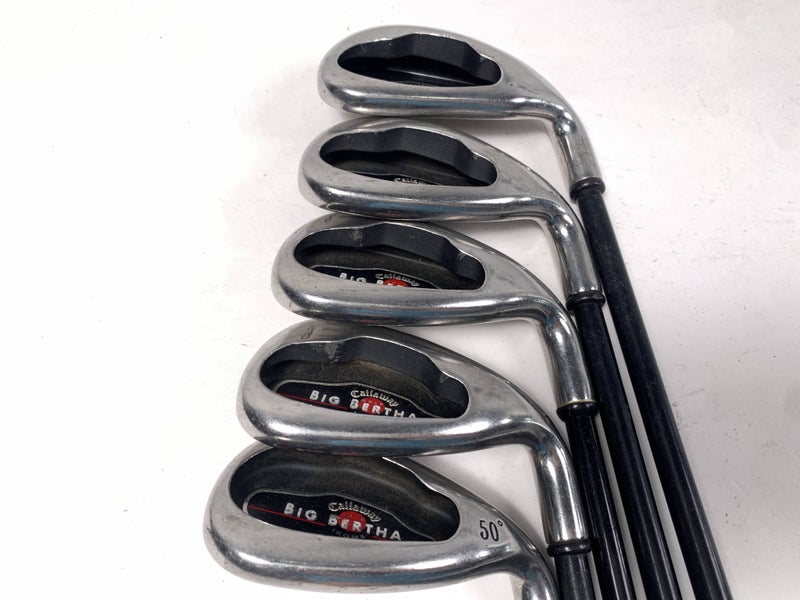 Callaway Big Bertha 2004 Iron Set 7-PW+GW RCH 75i Firm Graphite Mens RH