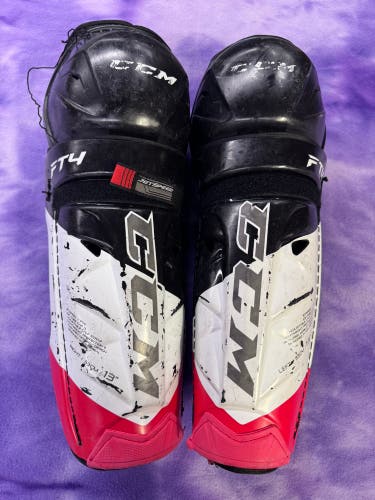 Senior CCM JetSpeed FT4 Shin Pads 13" (Used)