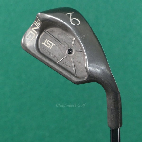 Ping ISI Stainless Black Dot Single 9 Iron Cushin JZ Steel Stiff