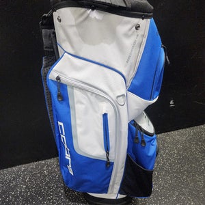 Used Cobra FLY Mens Cart Bag Royal Blue And White 11849-S000034306
