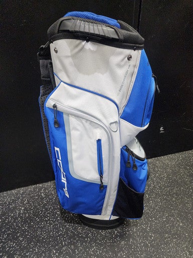 Used Cobra FLY Mens Cart Bag Royal Blue And White 11849-S000034306