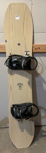 Used 2024 Arbor Terra Pin Snowboard w/ 5th Element bindings; Size: 156 cm