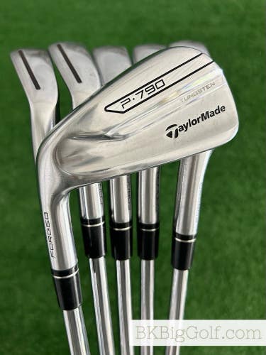 LH Taylormade P790 Forged Iron Set 5-P / NS Pro Modus Tour 120 Stiff