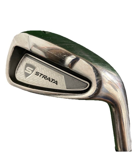Strata Golf Stainless 7 Iron RH Men's Stiff Flex Steel 36 Inches Factory Grip