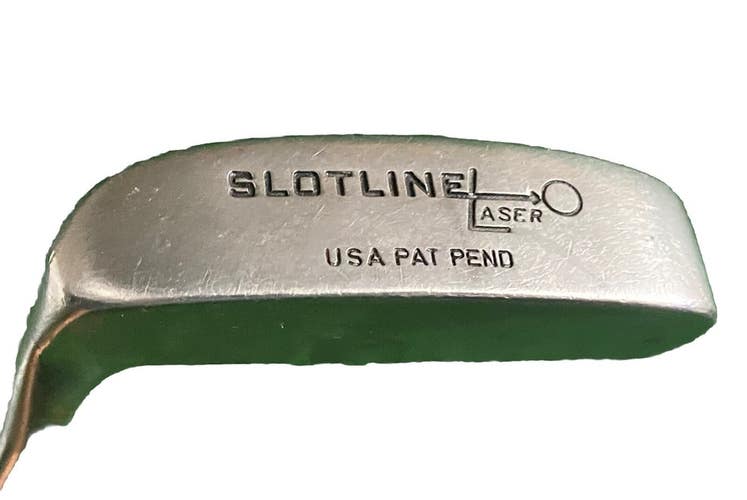 Slotline Laser Napa Blade Putter RH Fluted Steel 34 Inches Excellent Wrap Grip