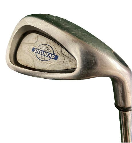 Callaway Steelhead X-14 8 Iron RH Men's Stiff Steel 36" Factory Grip Nice Club