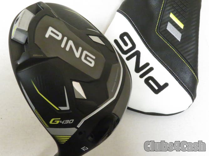 PING G430 MAX HL Driver 12 TOUR 2.0 Black 75 Stiff Flex +Cover ... MINT
