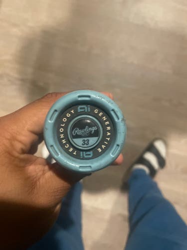 2025 Rawlings Clout AI Alloy BBCOR Certified Bat (-3) 30 oz 33" (Used)