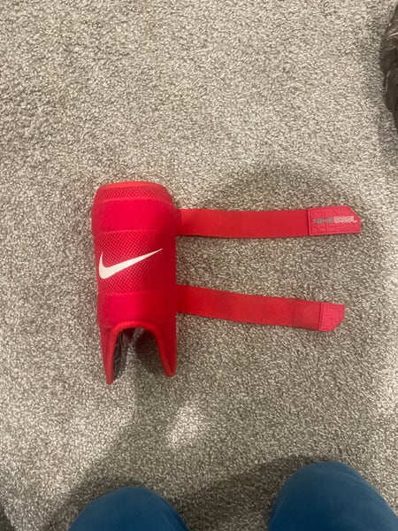 Red Senior Nike Shin Guards (Used)