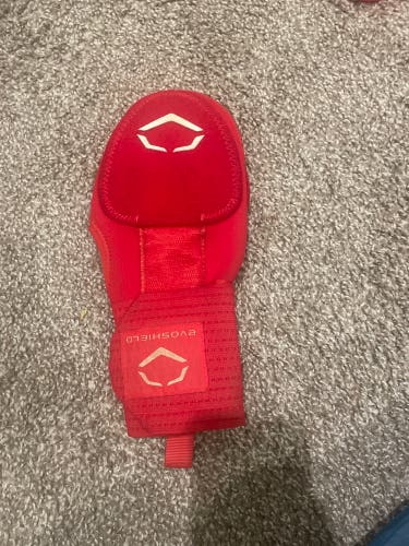Red Senior EvoShield Sliding mitt Wrist Guards (Used)