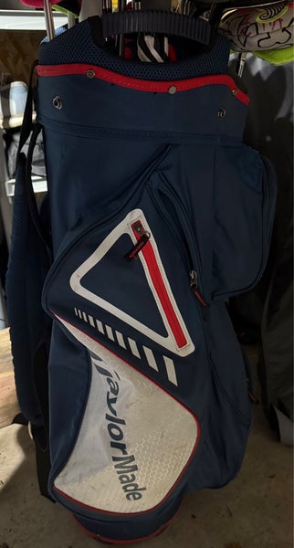 TaylorMade 14-way Blue Golf Cart Bag (used)