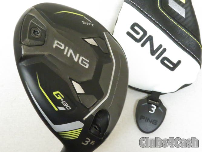 PING G430 SFT Fairway 16  3 Wood Alta CB 65 Black Regular Flex +Cover