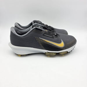 Nike Infinity Tour BOA 2 Golf Wide Black Infinite Gold Mens Size 8.5 FN6730-003
