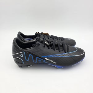 Nike Zoom Mercurial Vapor 15 Academy Fg/Mg Black-Royal Blue Sz 6.5 DJ5631-040
