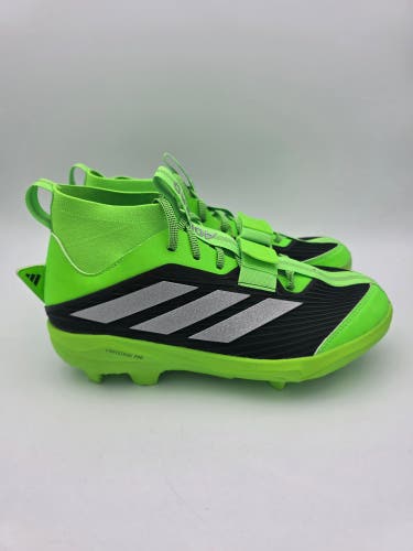 Adidas Adizero Edge+ TPU Baseball Cleats Solar Green Men’s Size 8.5 IH6139