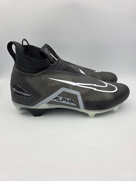 Nike Alpha Menace Elite 3 'Black Iron Grey' Football Cleats Men's Size 13