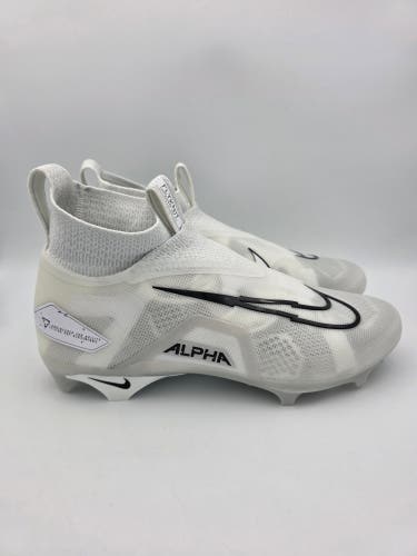Nike Alpha Menace Elite 3 'Pure Platinum' Football Cleats Men's Size 13