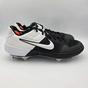 Nike Alpha Huarache Elite 2 Low 'Black White' Baseball Cleats Mens Size 14