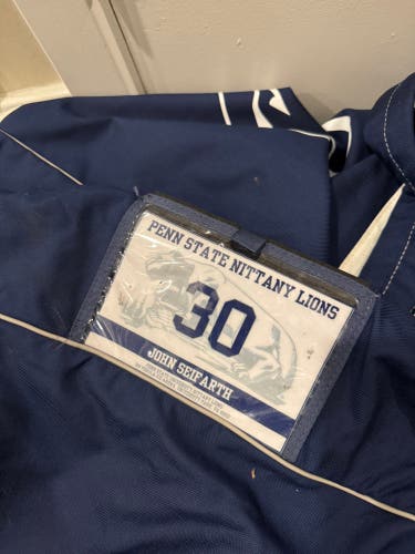 2025 Penn State Hockey Used 4orte NCAA Pro Stock Goailie #30 Hockey Bag (Blue)