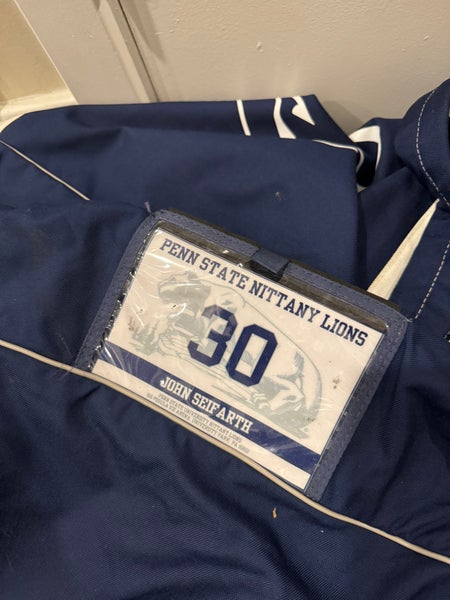 2025 Penn State Hockey Used 4orte NCAA Pro Stock Goailie #30 Hockey Bag (Blue)