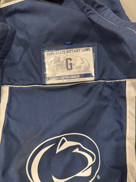 2025 Penn State Hockey Used 4orte NCAA Pro Stock Goailie Hockey Bag (Blue)