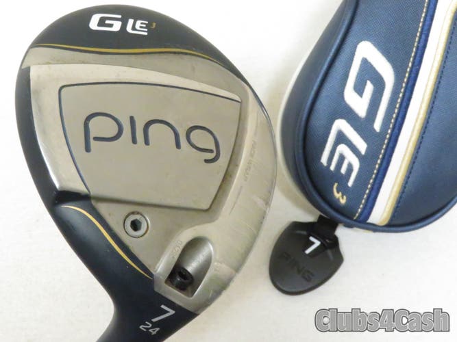 PING Womens G Le3 Fairway 24  7 Wood ULT 250 Lite Flex +Cover .. LADIES