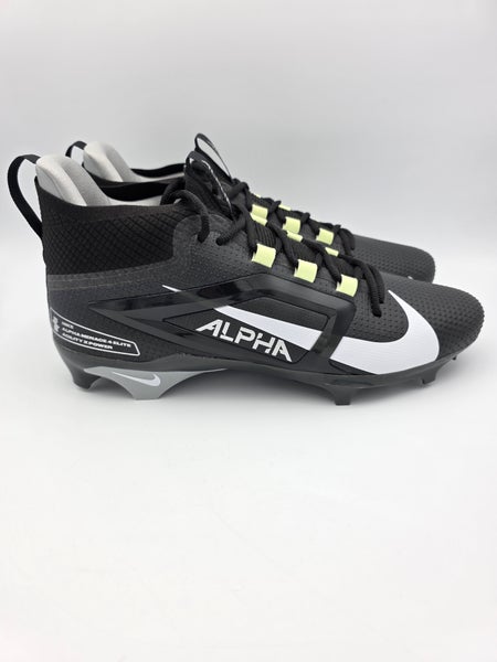 Nike Alpha Menace 4 Elite 'Black White' Football Cleats Men's Size 11