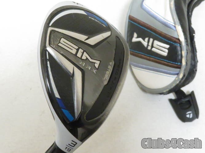 Taylormade SIM Max Rescue 19 3H Fujikura Ventus 7 Stiff Flex +Cover