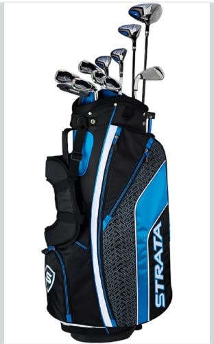 Callaway Strata Ultimate 16 Piece Mens Complete Golf Club Set Men RH READ**